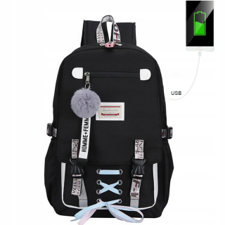 Školský batoh - TW School Batchpack Andeagull USB 4 Farby