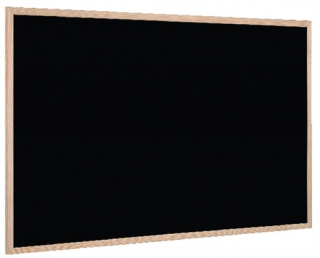 Bi-Office tabule, 90x60cm, Drevený rám