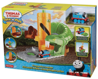 Dráha pre deti, stavebnica - Take-N-Play dobrodružstvo s Snake Fisher Price CDM88