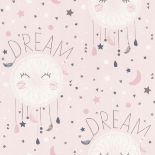 Tapeta do detskej izby - Tapety Dream Dream 248.753 prášok ružový