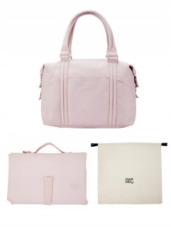 Taška a organizér pre mamičky + prebaľovací pult + obal Pink Hylat Baby