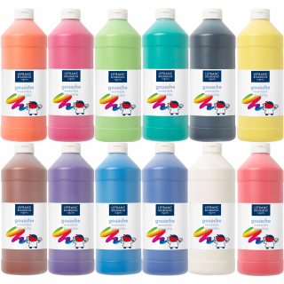 Lefranc & Bourgeois temperové farby 12 ks x 1000 ml