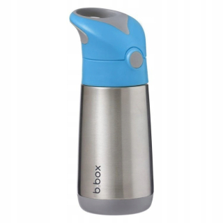 B.BOX BLUE SLATE termofľaša so slamkou 350 ml