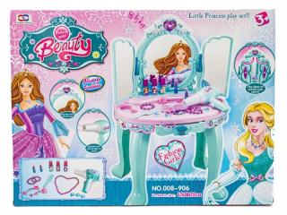 Detský kozmetický stolík - Obliekanie Tabuľka pre malú princeznú - zvuky, svetlo,