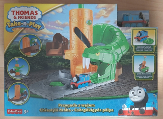 Dráha pre deti, stavebnica - Tomek a priatelia Thomas dobrodružstvo s hada CDM88