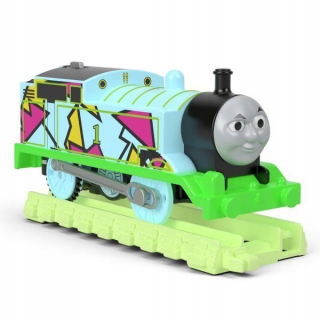 Dráha pre deti, stavebnica - Tomek a priatelia Žiariace Locomotive Tomek Tory
