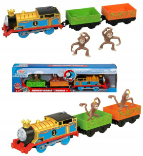 Dráha pre deti, stavebnica - Tomek a vozne s opicami Thomas Tor Trackmaster