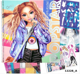 Top Model 12228 Popstar omaľovánka