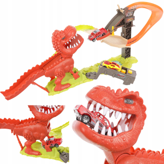 Auto track + launcher 2 T-Rex Dinosaur