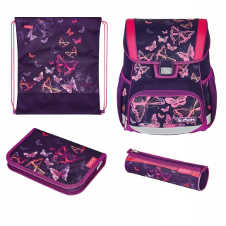 Zestaw tornister Loop Plus Butterflies herlitz