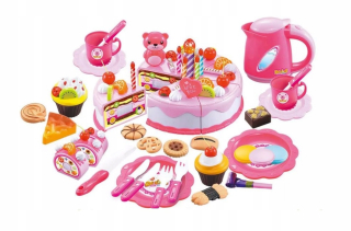 Torta pre rezanie + konvice príbory 80el