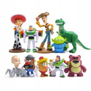 Rozprávková postavička - Toy Story 3 Toy Action Figures 10 ks