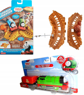 Dráha pre deti, stavebnica - TrackMaster Tomek Tory HLAVA + Vlak PERCY Piotruś
