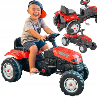 Detský traktor Woopie Red