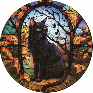 Drevené puzzle Drevené puzzle Mačky Jigsaw 210 dielikov Drevené puzzle Mačky bozk Láska za aranžovanie Skladací Romantický darček pre pár Jej ho Drevené puzzle Mačky milujú bozk