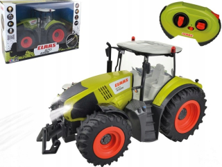 Auto na diaľkové ovládanie - Traktor Claas Axion870 diaľkovo riadený tak, aby špinavú