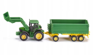 Traktor - John Deere Traktor s prívesom a nabíjačkou