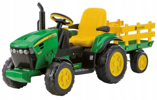 Traktor - Traktor na batériu s John Deere prívesom