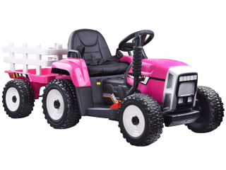Batériový traktor s prívesom + diaľkové ovládanie PA0242