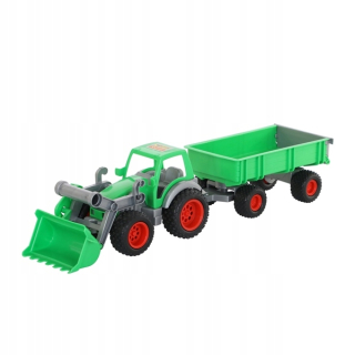 Traktor - Traktor s nabíjačkou a prívesom Farmer Technic