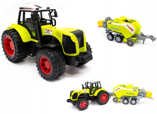 Traktor - Traktor s prívesom stroja Gigant set až 58cm