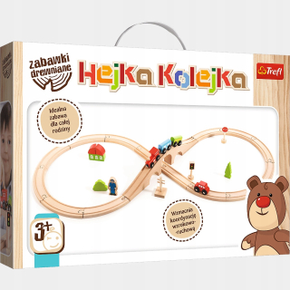 Drevená dráha pre deti - Trefl Hejka Roller Toy Toy + Torah