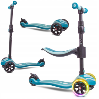 Trojkolesová kolobežka Sun Baby J02.013.1.5 Black, Turquoise