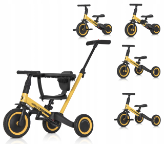 Balančný bicykel Colibro Tremix UP 8" Orange, Gold, Yellow