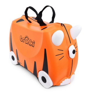 Kufor Trunki TRU-T085 rolovací kufor tigrovaný oranžový