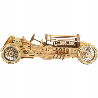 UGEARS MODEL PUZZLE 3D - AUTO U -9 KRÁSNA KLASIKA