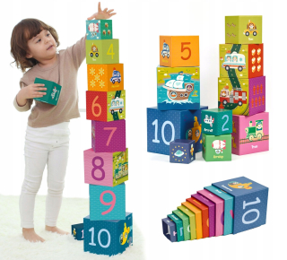 Montessori puzzle učenie. Vzdelávacie bloky Zoo Brain Train