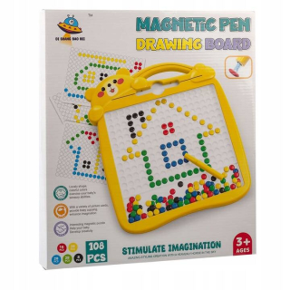Mozaická puzzle magnetická doska medveď pre deti