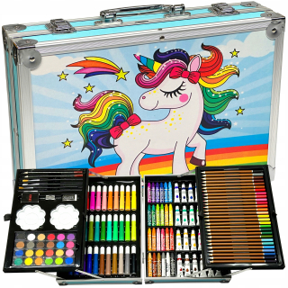 Umelecká sada Unicorn Unicorn Maliarska sada v kufríku 147 ks.