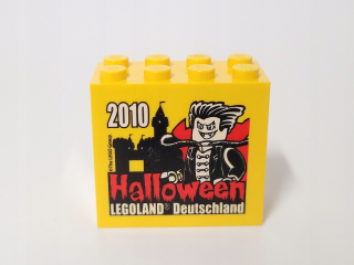 UNIKÁTNA reklamná kocka Lego Halloween Vampire Brick Legoland 2010