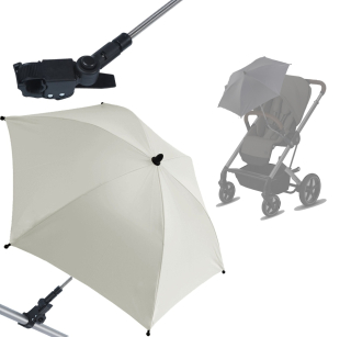 Titanium Detský dáždnik na kočík, 70 cm, biely
