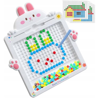 Mozaické puzzle magnety magnetické dosky Dino Vzdelávacie zmyslové senzory