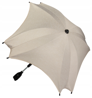 Dáždnik PPHU Didibaby na kočík, 70 cm, sivý