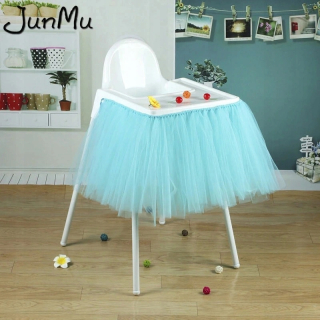 Birthday Dekorácia Dekorácia na vysokej stoličke Tulle neba