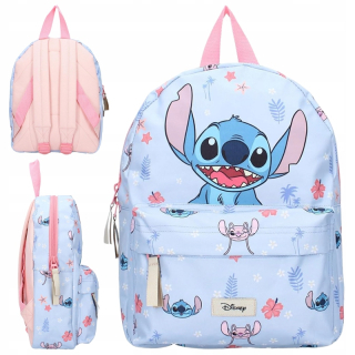 Jednokomorový batoh do škôlky Lilo and Stitch Vadobag unisex Shades of blue
