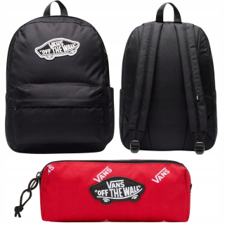 Mestský batoh Vans kool Classic Backpack Black VN000H4YBLK1 čierny + puzdro na peračník VANS