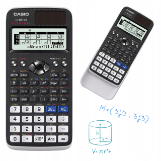 Vedecká kalkulačka Casio 688, na stredoškolské skúšky, QR kód, poľský jazyk