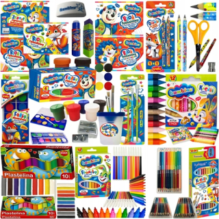 ART SET ŠKOLSKÉ LAYET PRE DETI BAMBINO 22 ks.