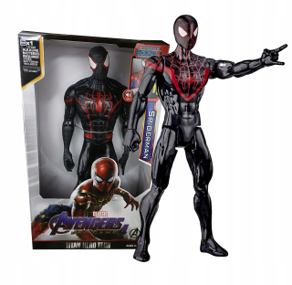 AVENGERS TITAN HERO SPIDER MAN MILES MORALES OBRÁZKA 30CM LED ZVUK