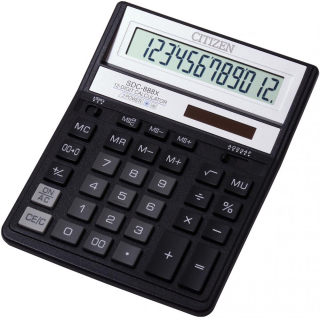 Kancelársky kalkulátor Citizen SDC-888XBK