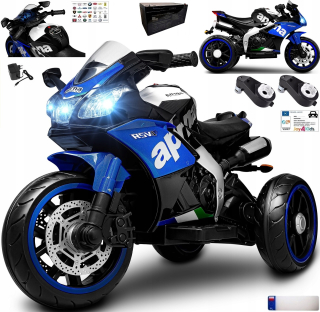 Motorka Joy4kids N-666 čierna a modrá