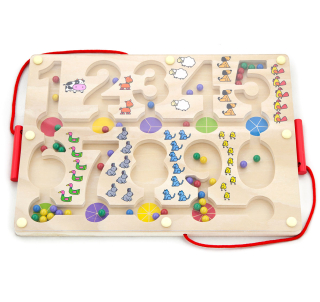 Viga Game Drevený Maze Magnetic Cyfra