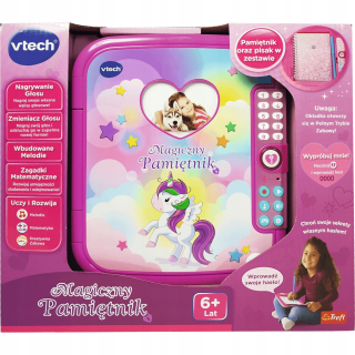 A5 vTech diár DIÁR Odtiene ružovej