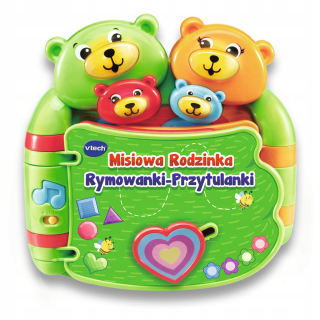 VTECH Medvedík Rýmy INTERAKTÍVNA KNIHA PL