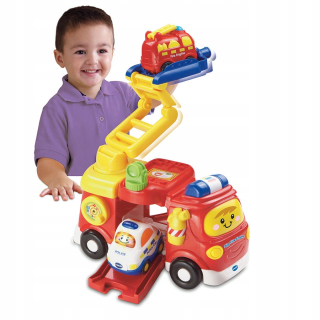 Vtech tut tut veľký hasičský voz + ochranný kryt auto