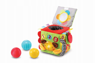 VTECH mäkké schránky s tkaninou so zrkadlom